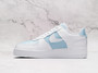 Nike Air Force 1 Low LXX Glacier Blue medial view with icy overlays