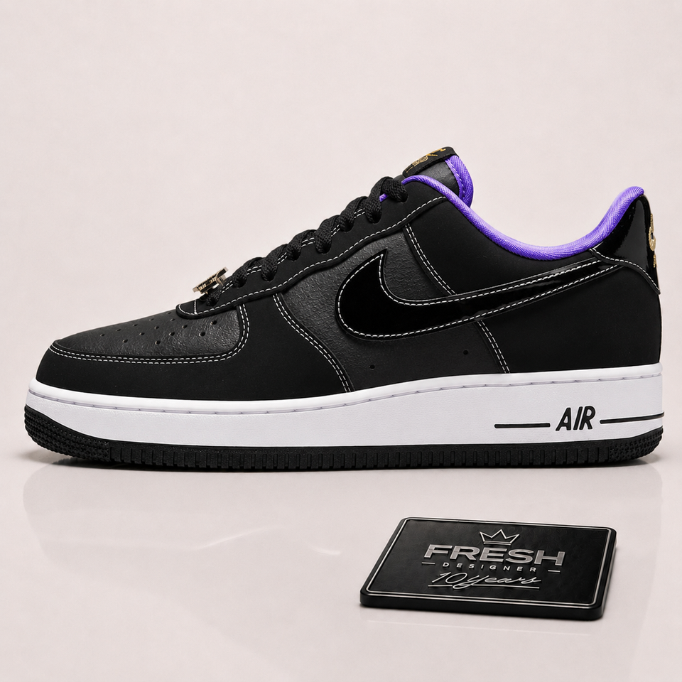 Air Force 1 Low World Champ Black Purple
