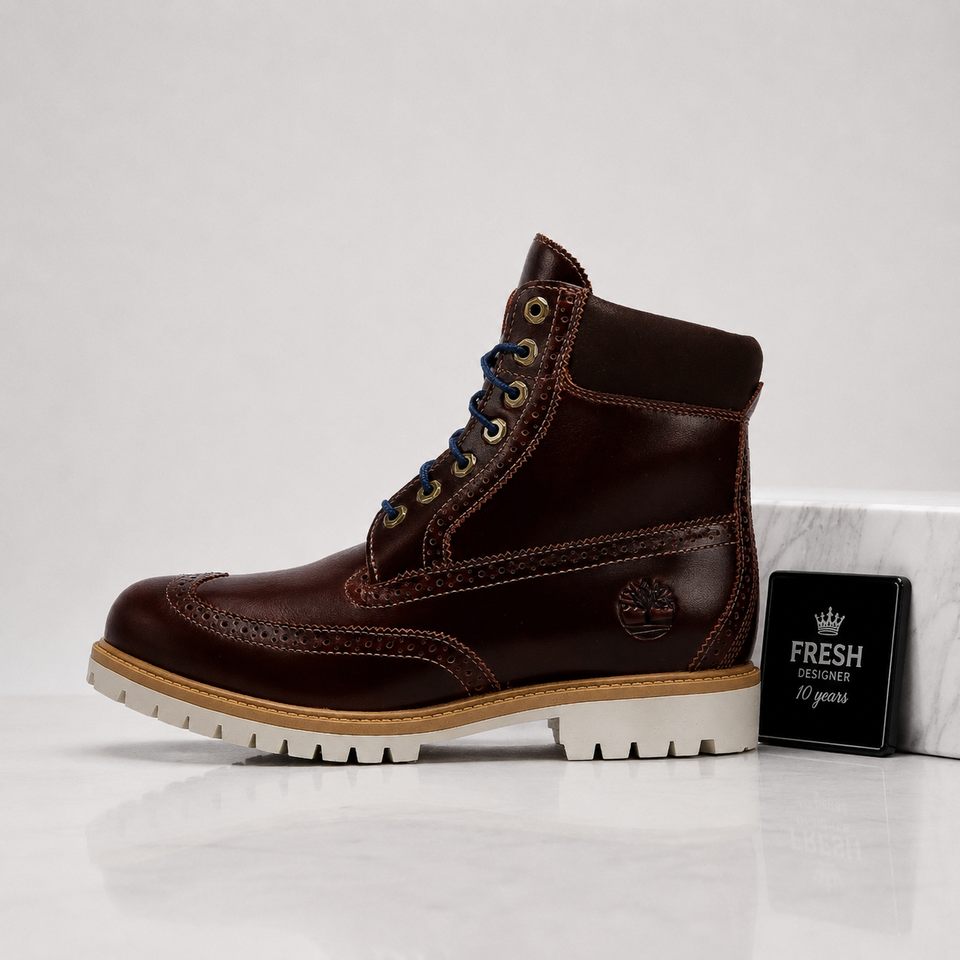 Timberland Premium Waterproof Boots Burgundy