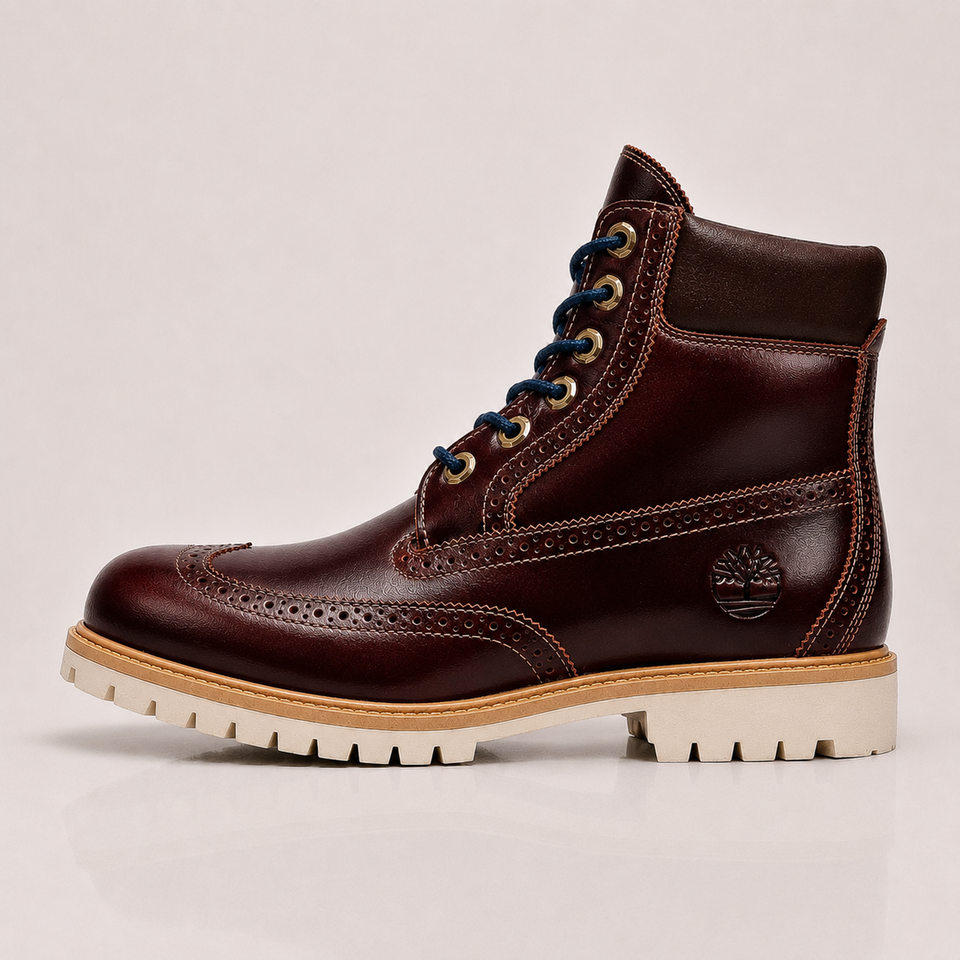 Timberland Premium Waterproof Boots Burgundy