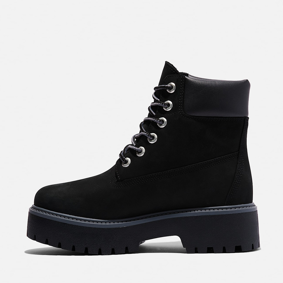 Timberland Black Waterproof Platform Boot