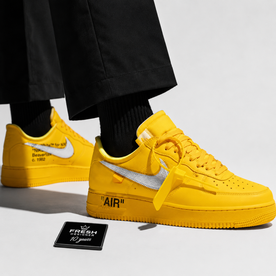 Air Force 1 Off-White ICA University Gold