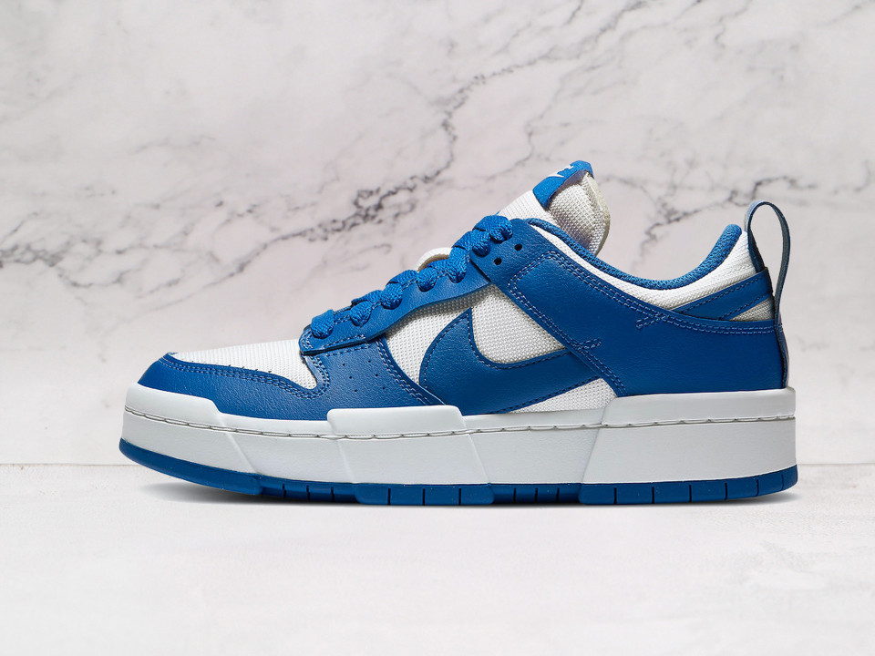 Nike Dunk Low Disrupt 'Game Royal' – White Mesh and Game Royal Leather Sneaker with Platform Sole