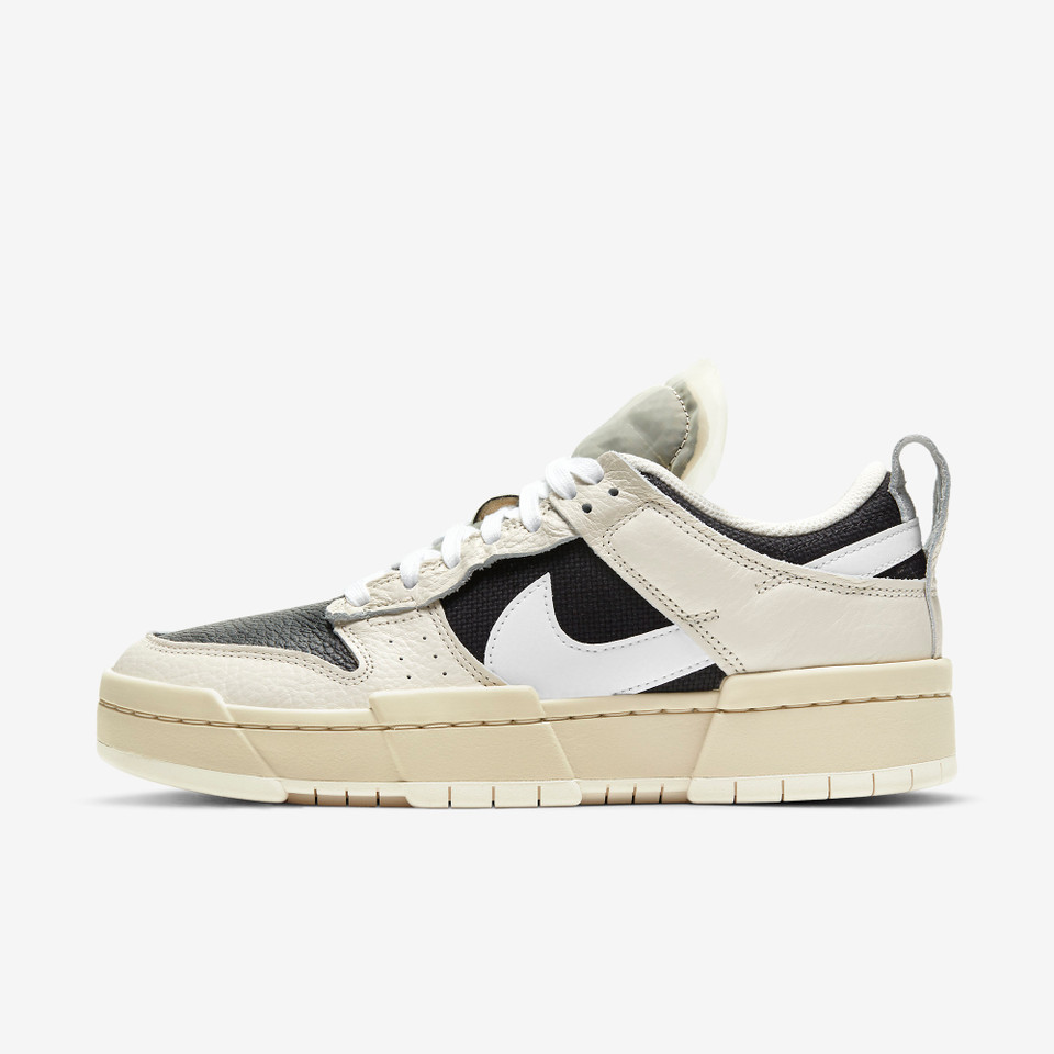 SB Dunk Low Disrupt Pale ivory Black