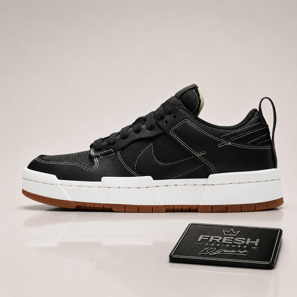 SB Dunk Low Disrupt Black gum