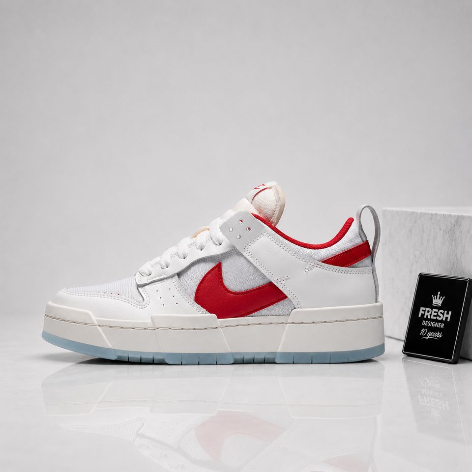 SB Dunk Low Disrupt Red Gym