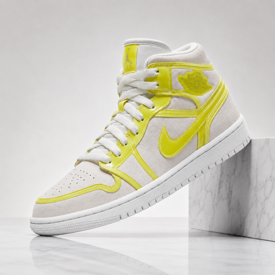 Air jordan 1 Mid Lx Opti Yellow