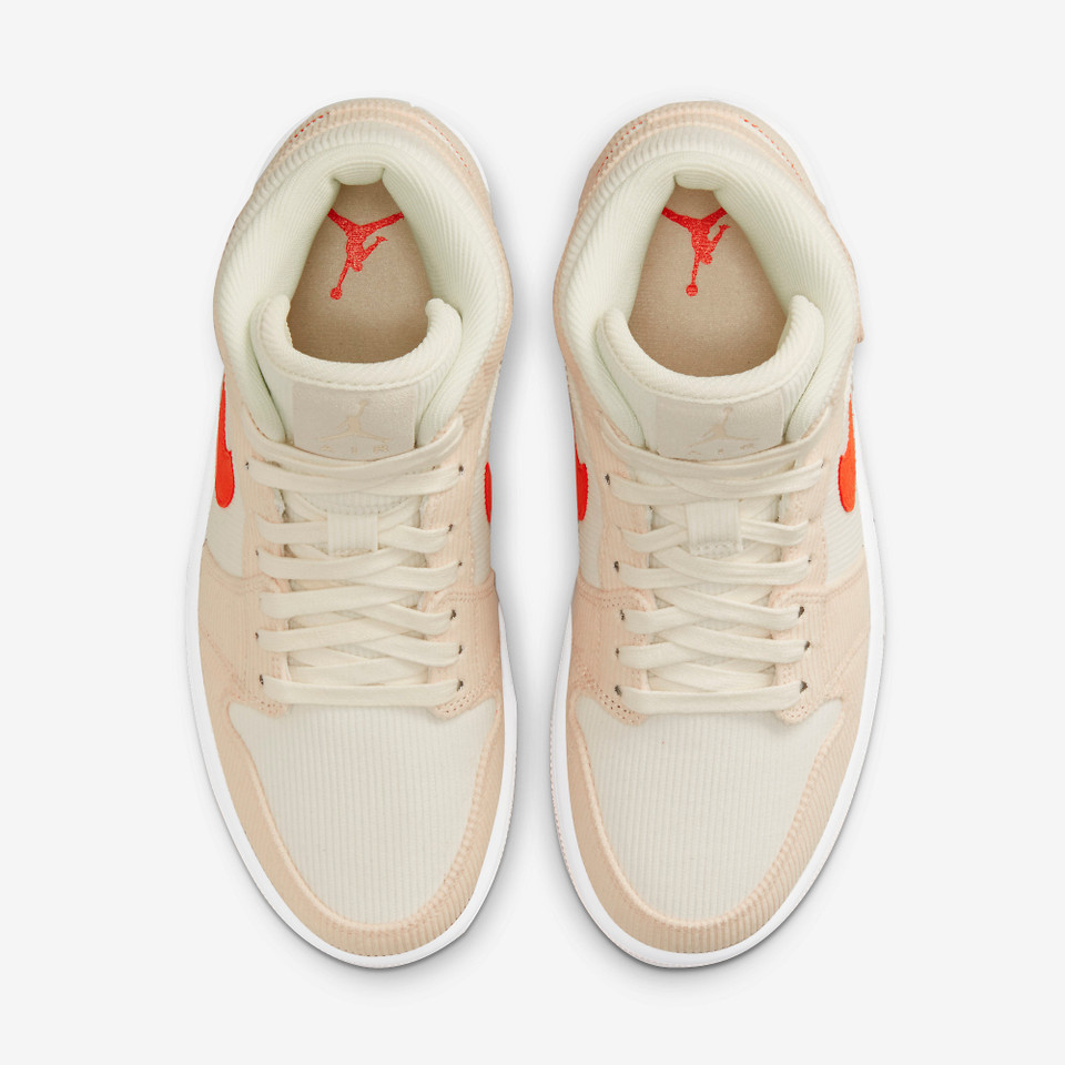 Air jordan 1 Mid Corduroy Sail