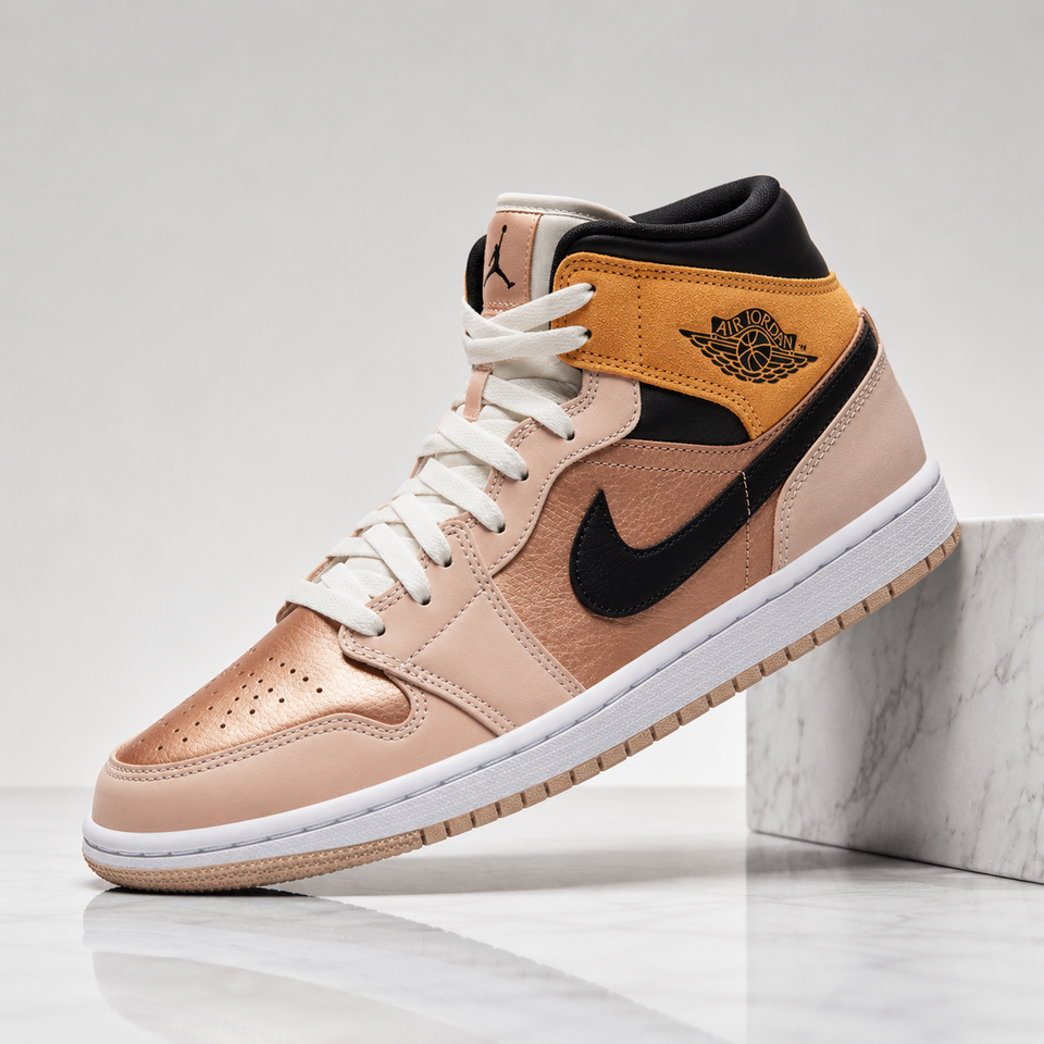 Air jordan 1 Mid SE Particle beige
