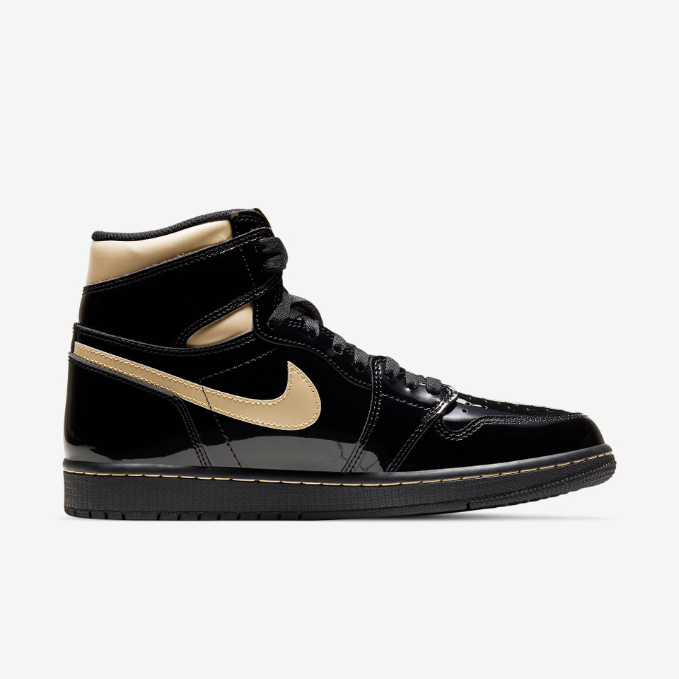 Air jordan 1 High Black metallic gold(2020)