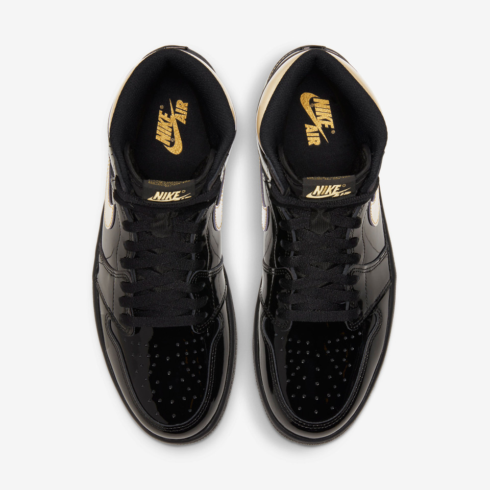 Air jordan 1 High Black metallic gold(2020)