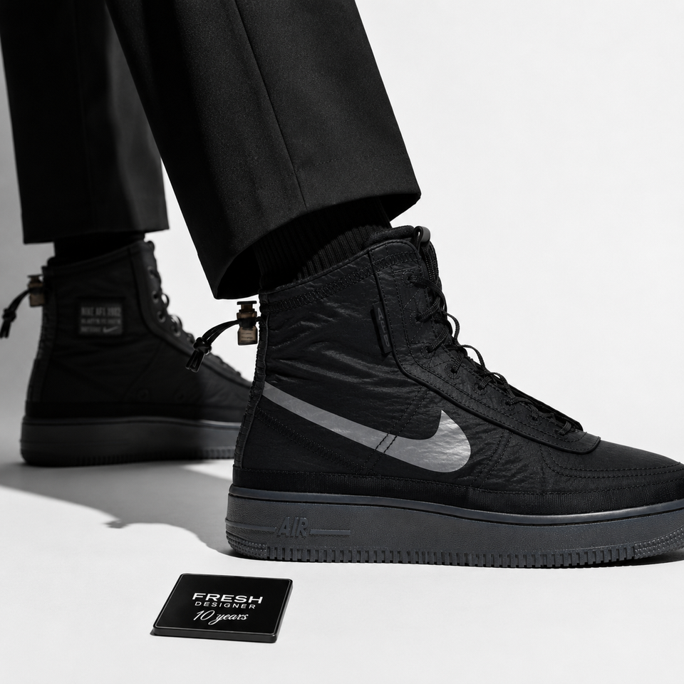 Air Force 1 Shell Black