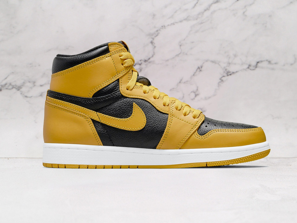 Air Jordan 1 High 'Pollen' – Vibrant Yellow and Black Color Blocking Air Jordan 1 High 'Pollen' – Vibrant Yellow and Black Color Blocking