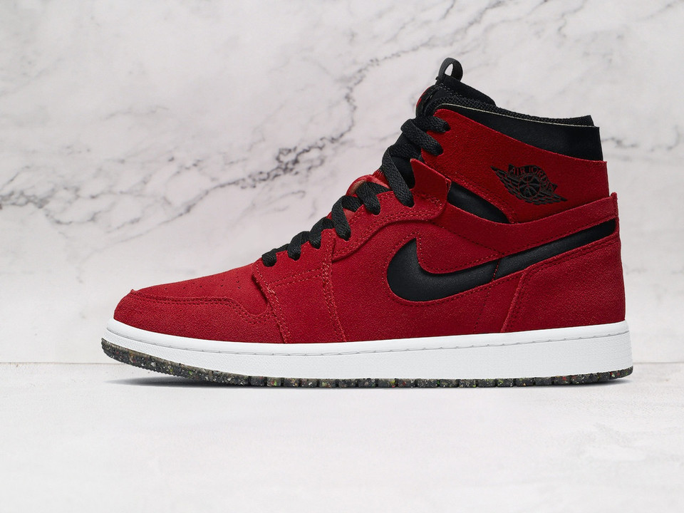 Air Jordan 1 High Zoom CMFT ‘Red Suede’ – Gym Red Suede with Black Accents