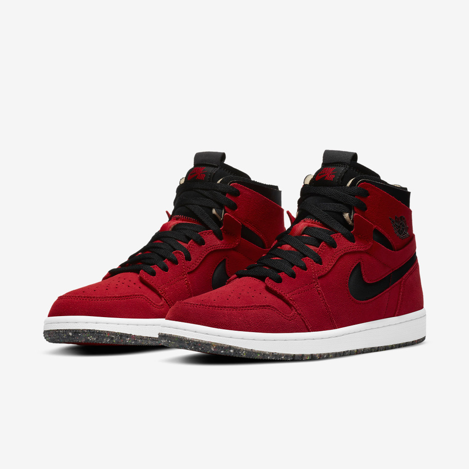 Air jordan 1 High Zoom CMFT Red suede
