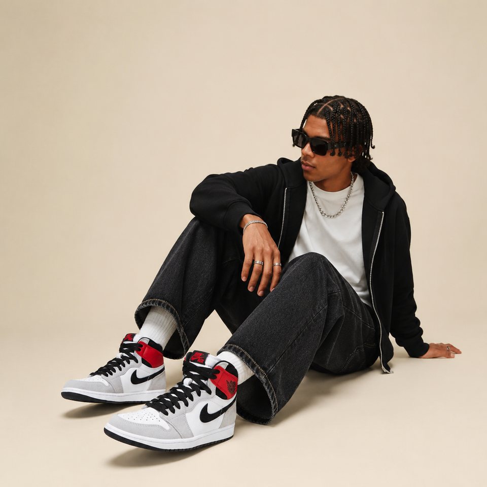 Air Jordan 1 High Smoke grey
