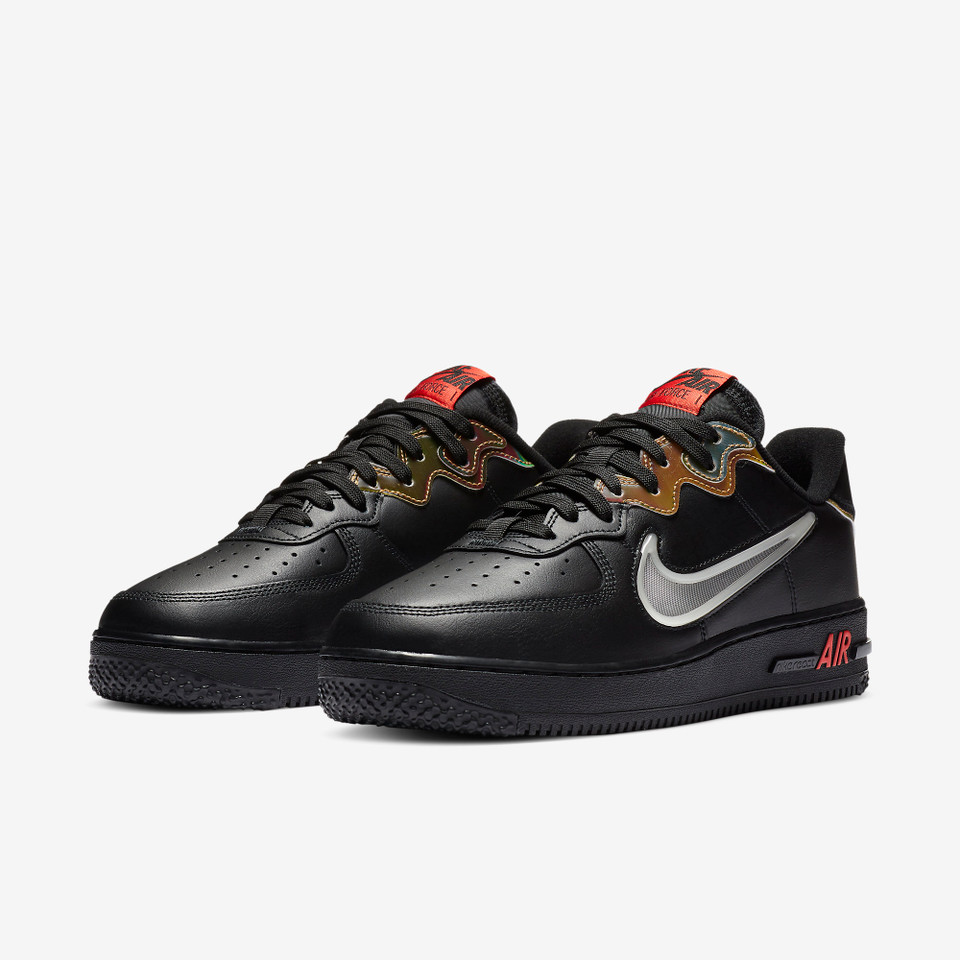 Air force 1 React Black red Habanero red