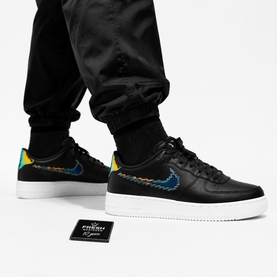 Air force 1 Lv8 Black Digital swoosh