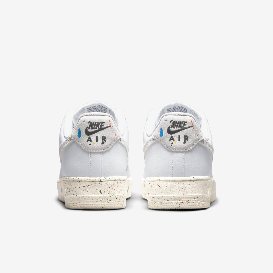 Air force 1 Lv8 Paint splatter White