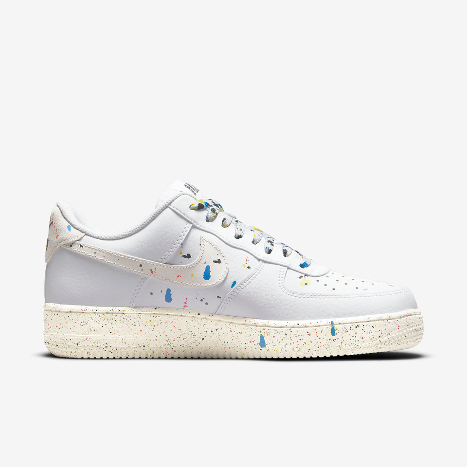 Air force 1 Lv8 Paint splatter White