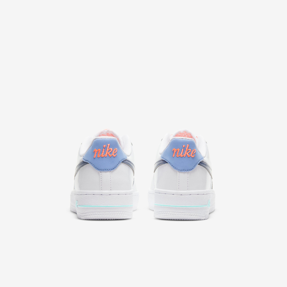 Air force 1 Lv8 White dark purple dust