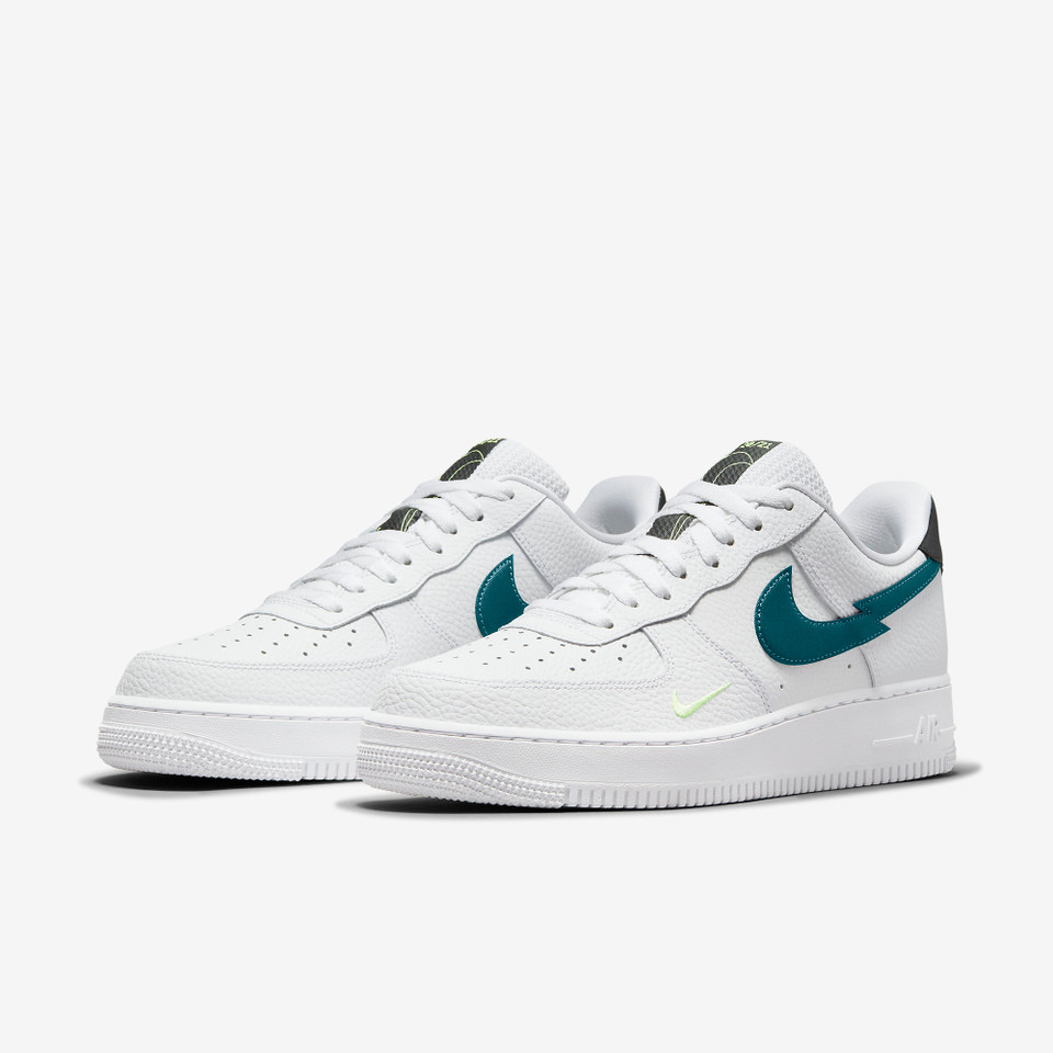 Air force 1 Lv8 Split swoosh white aquamarine