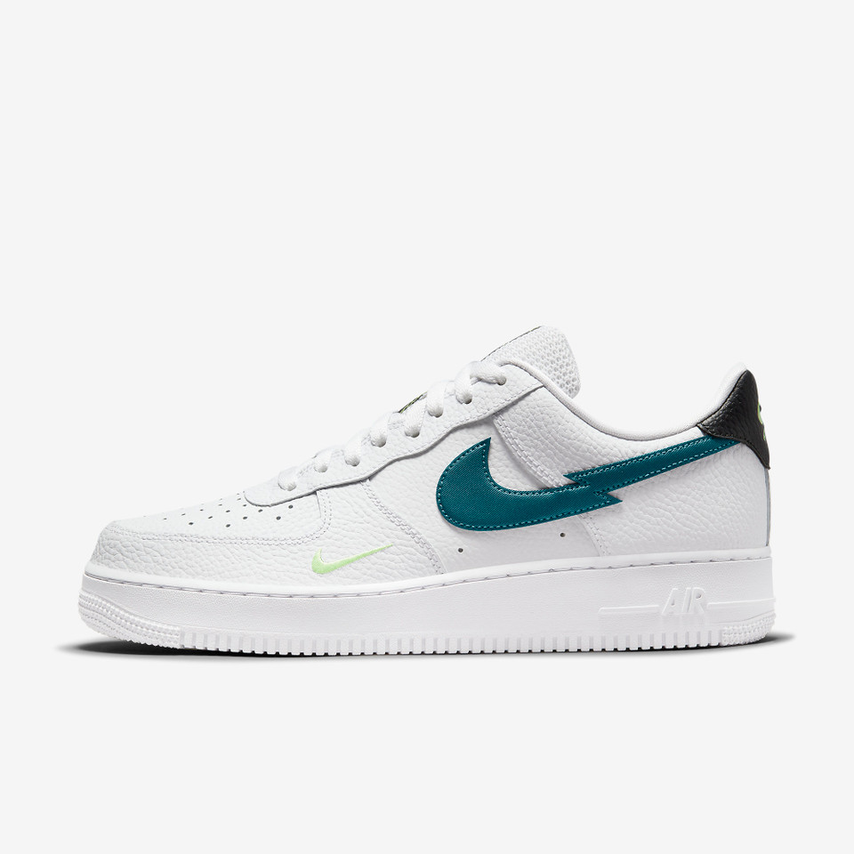 Air force 1 Lv8 Split swoosh white aquamarine