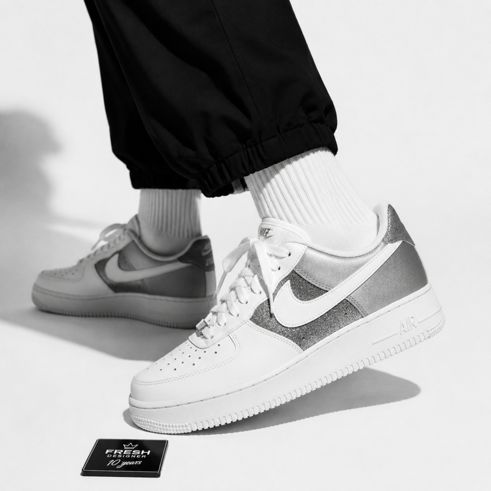 Nike Air Force 1 Low '07 'White Metallic Silver'
