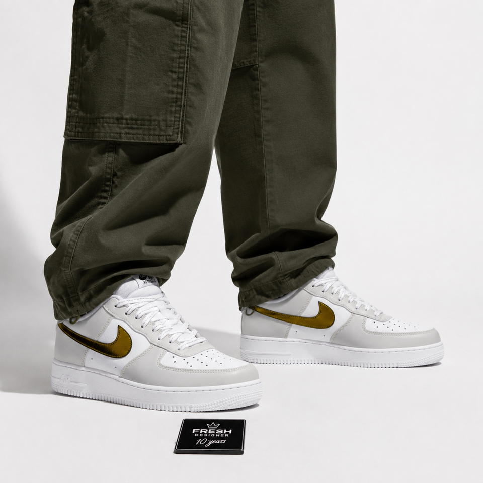 Air force 1 Metallic summit white