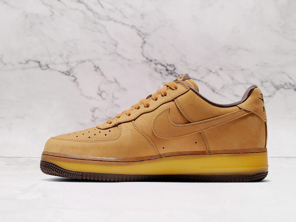 Nike Air Force 1 Low 'Wheat Mocha' – Premium Suede with Dark Mocha Accents