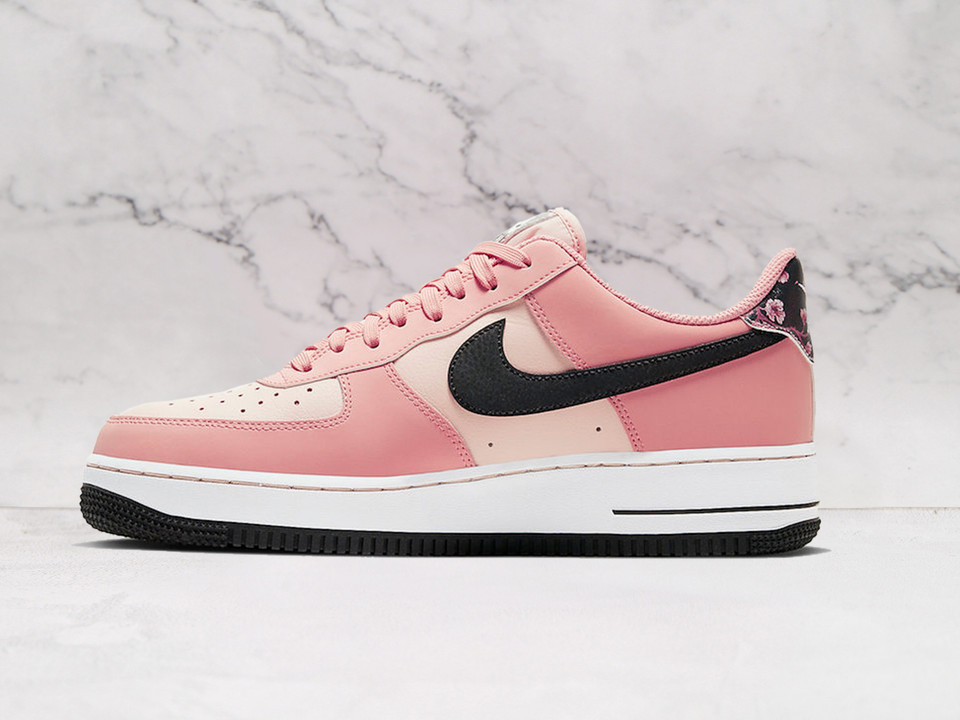 Nike Air Force 1 Low '07 Pink Quartz – Premium Leather with Floral Accents