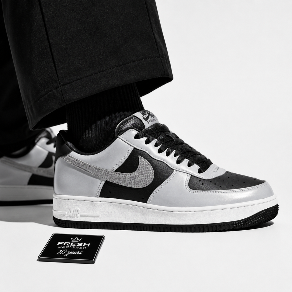 Air force 1 Silver snake
