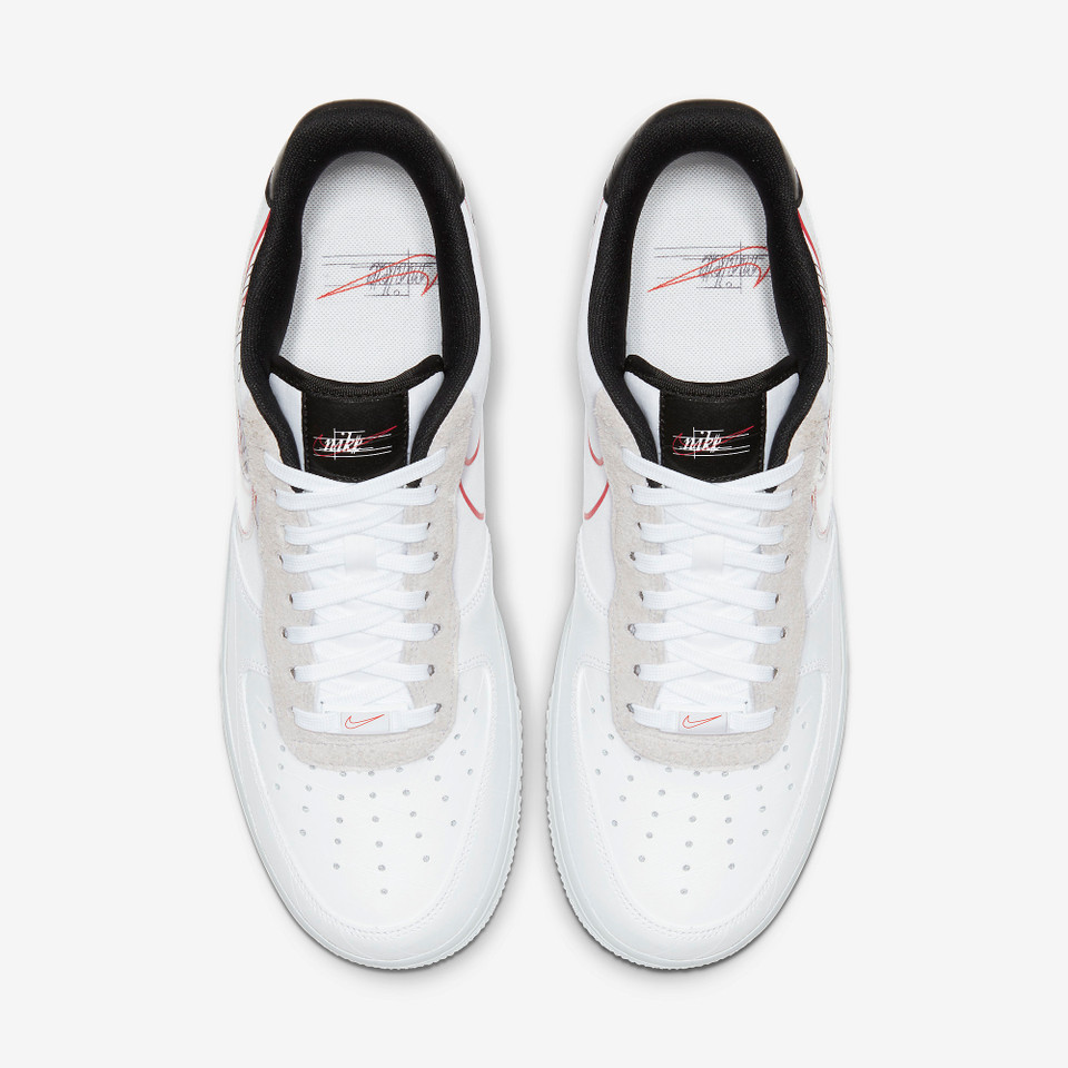 Air force 1 Lv8 Script swoosh
