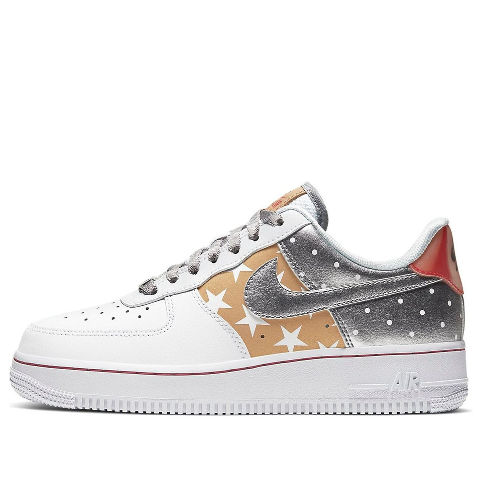 Air force 1 Stars Metallic gold