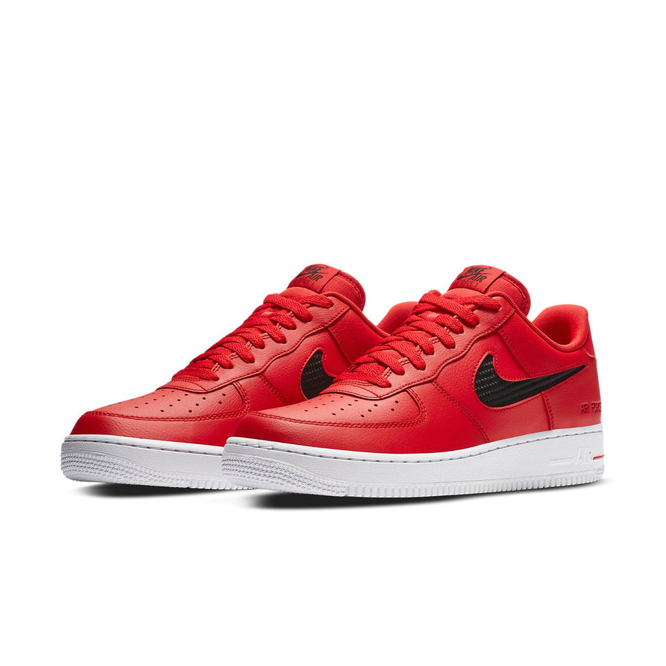 Nike Air Force 1 Low '07 LV8 Cut Out Swoosh University Red