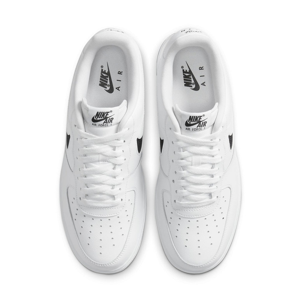 Air force 1 White black Cut-out