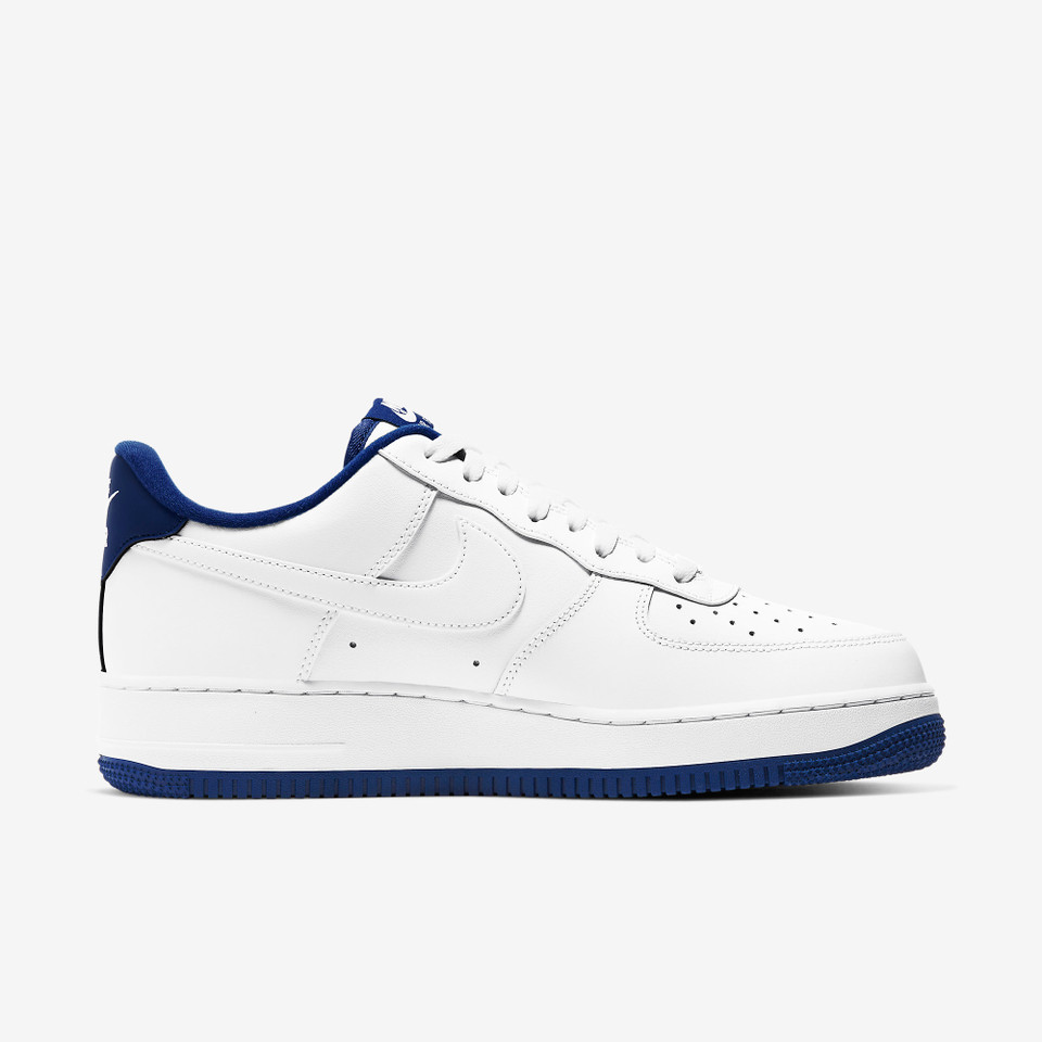 Air force 1 White deep royal blue