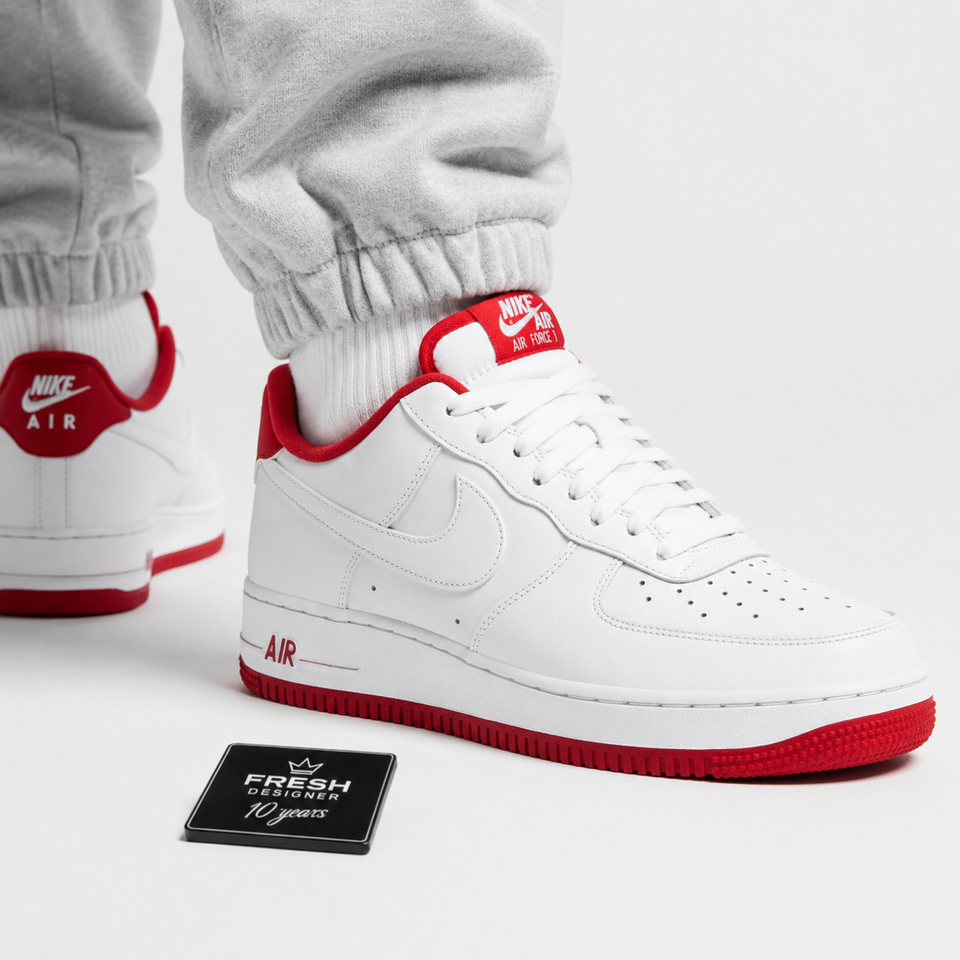 Air Force 1 Low 'White University Red'