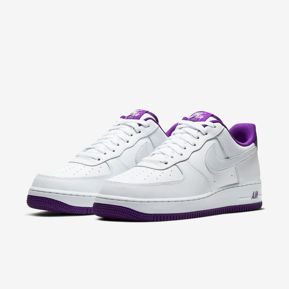 Air Force 1 Low '07 White Voltage Purple