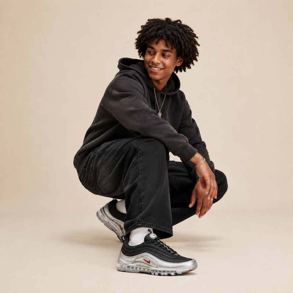 Nike Air Max 97 QS 'B-Sides Metallic Silver