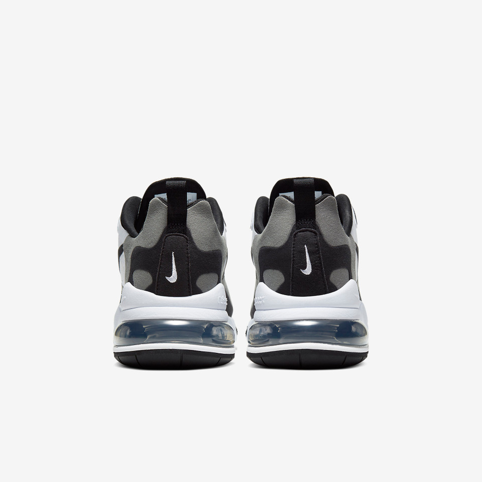 Air max 270 React White black Metallic Pewter