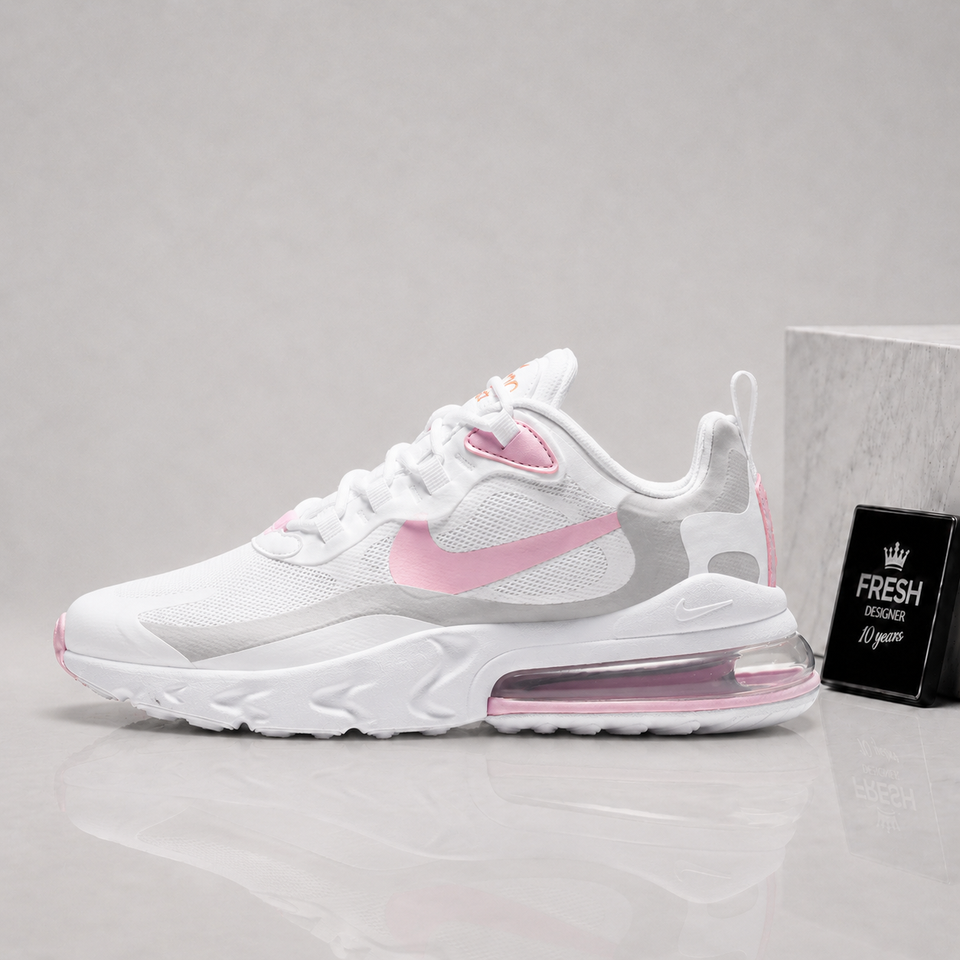 Nike Air Max 270 React 'White Pink Foam'