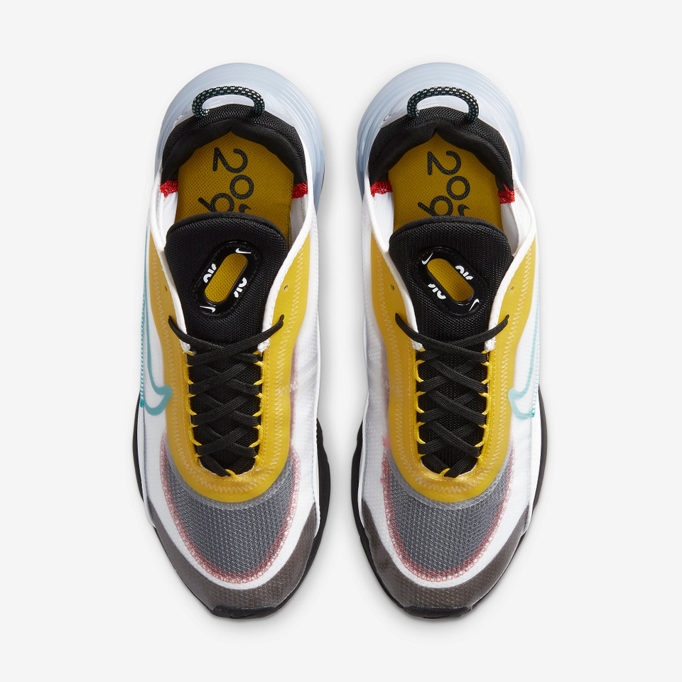 Air max 2090 White speed yellow bleached Aqua