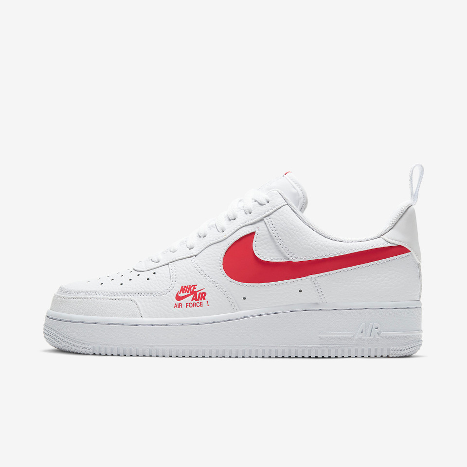 Air force 1 Lv8 Utility White red