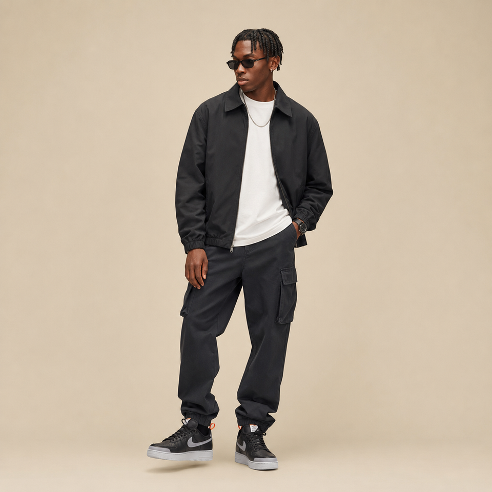 Air force 1 Lv8 Utility Black grey wolf