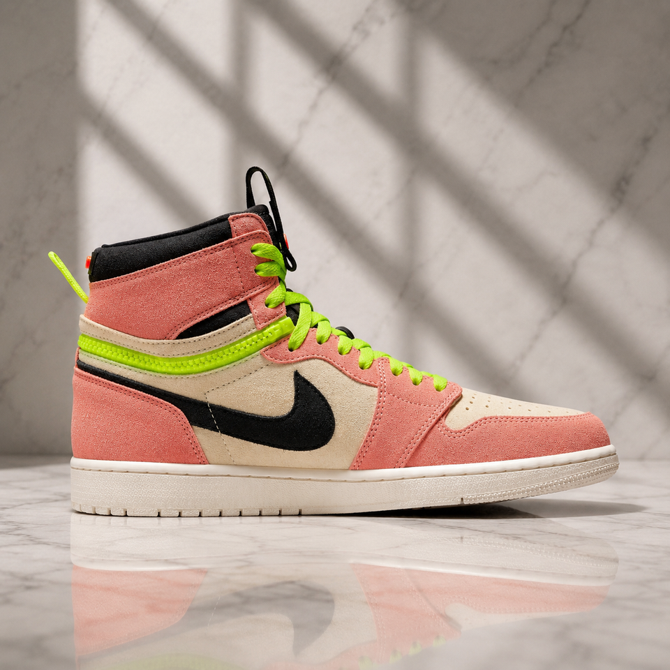Air jordan 1 High/low Switch peach