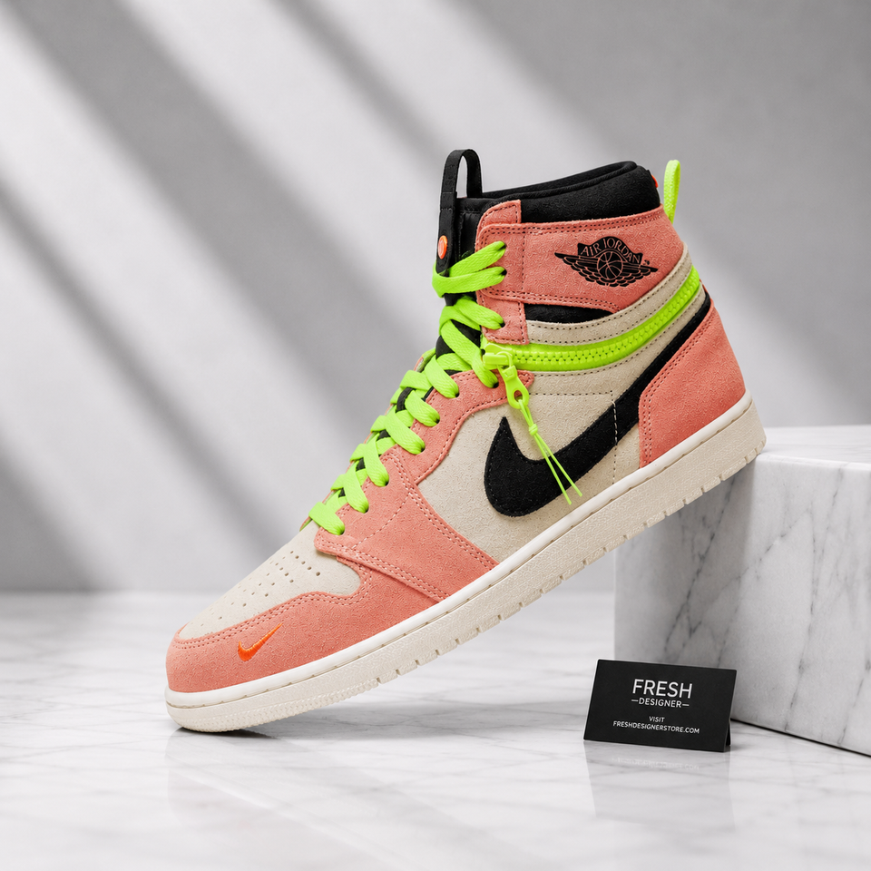 Air jordan 1 High/low Switch peach