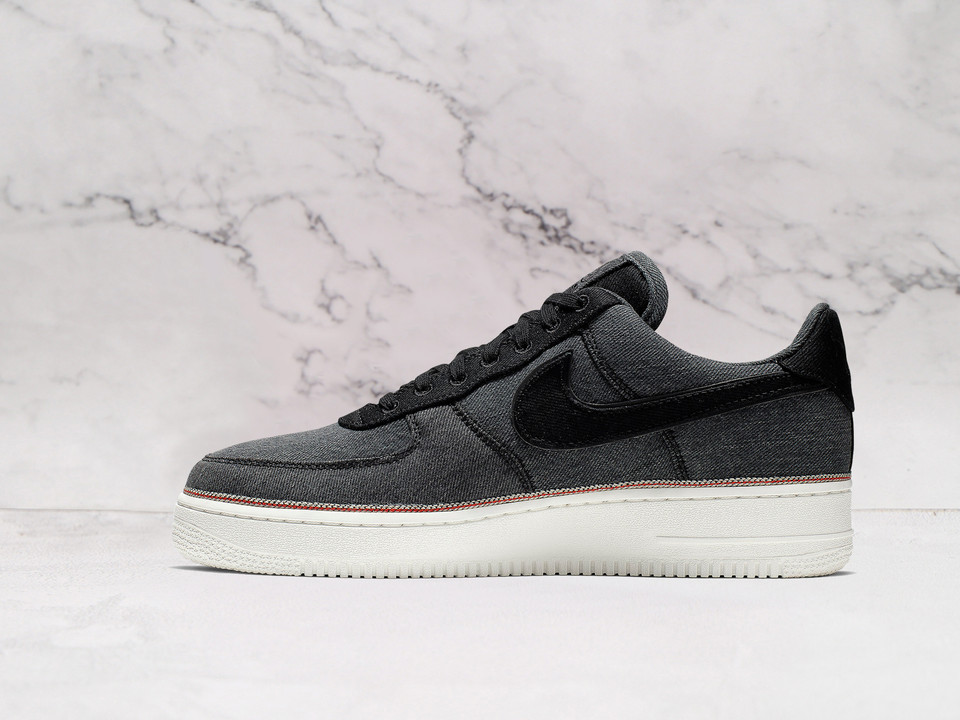 Nike Air Force 1 Low '3x1 Denim Black' – Black Selvedge Denim with White Midsole Nike Air Force 1 Low '3x1 Denim Black' – Black Selvedge Denim with White Midsole