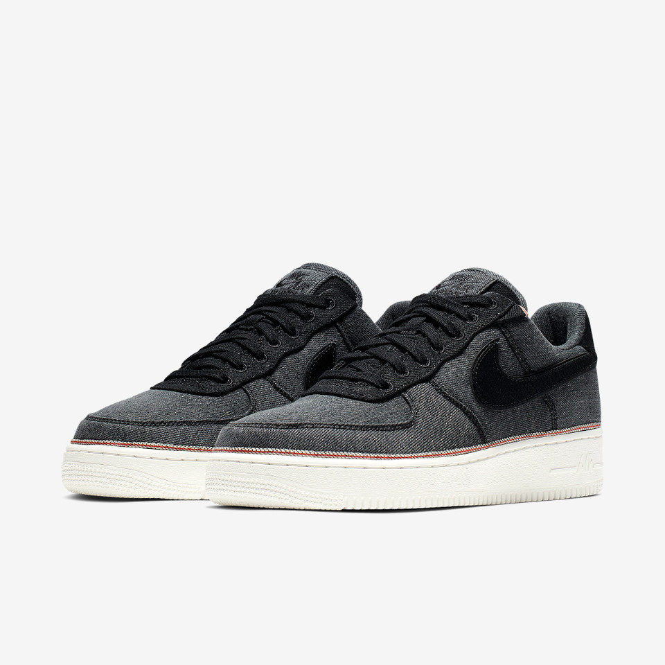 Air force 1 3x1 Denim Black