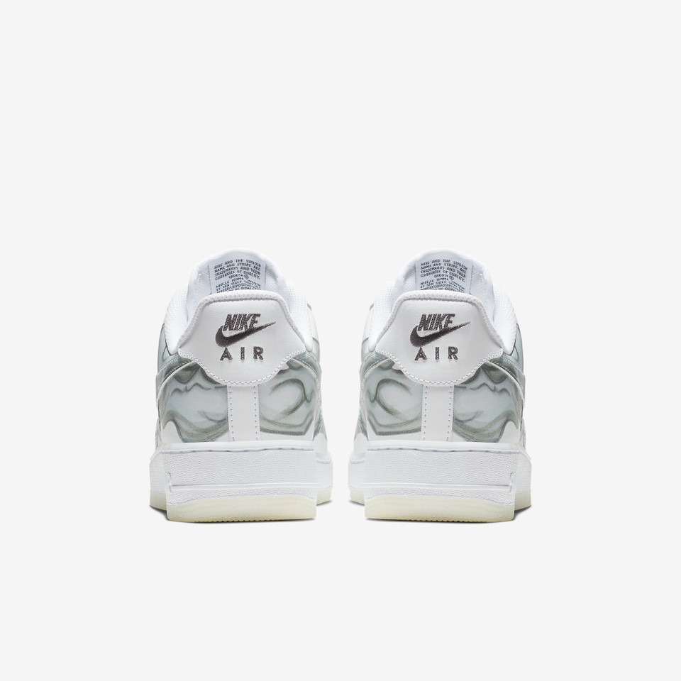 Air force 1 White skeleton halloween